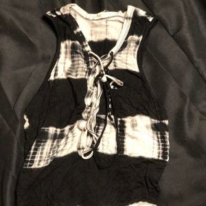 Marshals tie die body suit